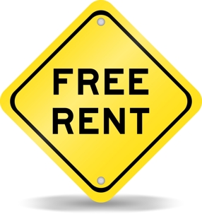 free rent sign