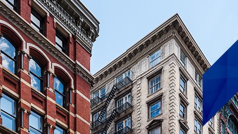 2 buildings adjacent to each other